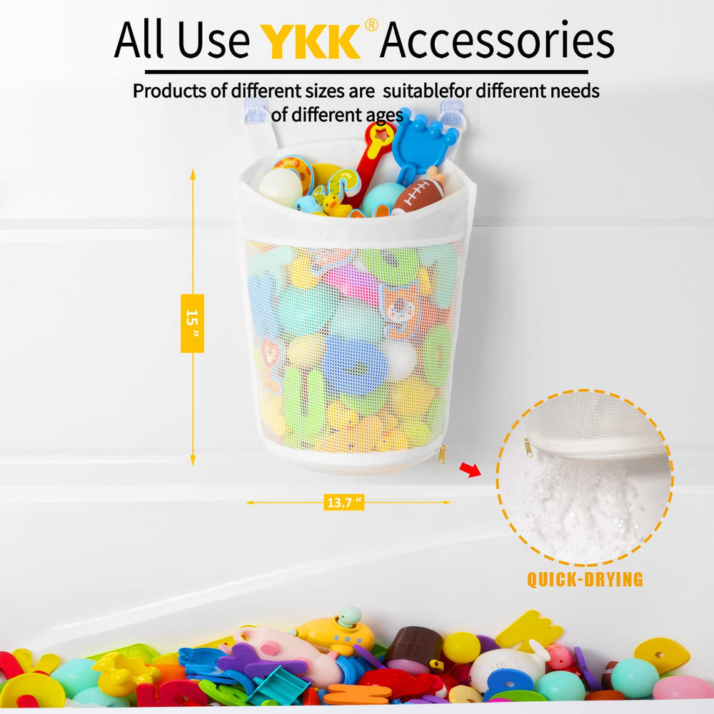 Ligereza organizer shown with hooks for tidy bath storage