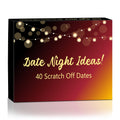 LIGETON 40 scratch-off date night cards with romantic artwork for unforgettable evenings.