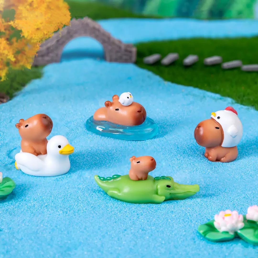 Lighibeuty vibrant capybara colors: durable resin with long lasting hues.