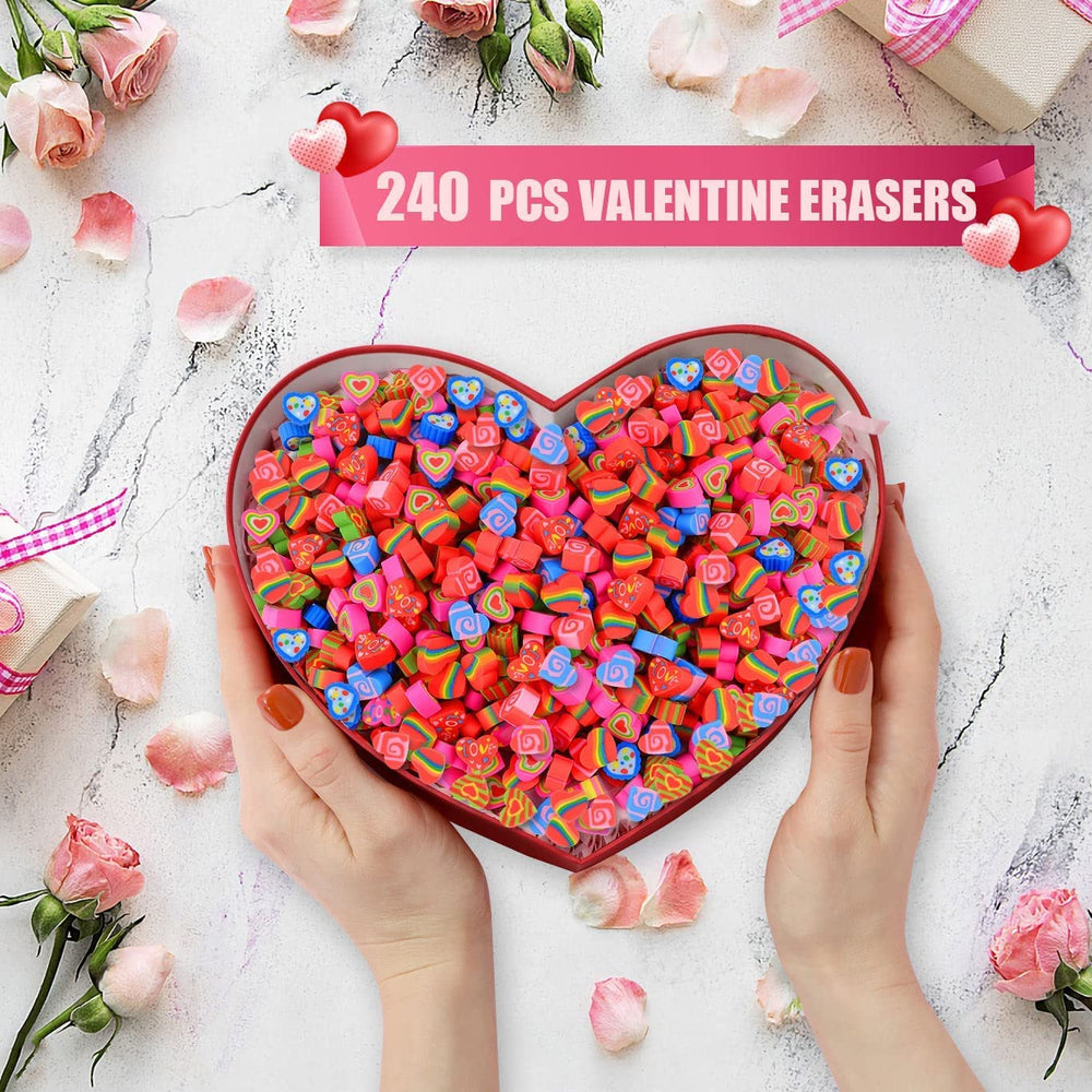 LIGHOON Valentine erasers waves pattern adds color to notes and planners.
