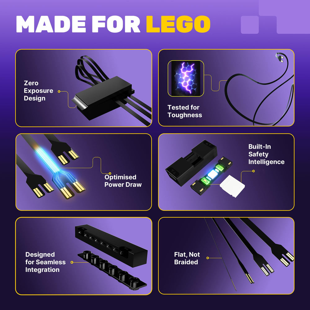 Light My Bricks Rivendell light kit durable construction supports long-running displays