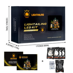 LIGHTAILING night display highlights boutique hotel lights on any shelf.