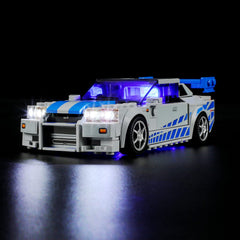 LIGHTAILING Nissan Skyline GT-R34 LED kit package enhances display