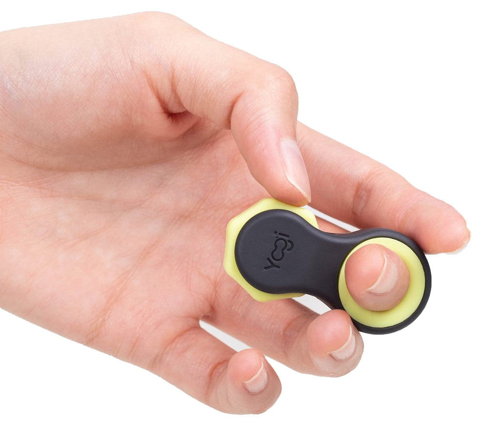 LIGHTBULB IDEAS Yogi Fidget Toy moonlight spin close-up for quiet focus