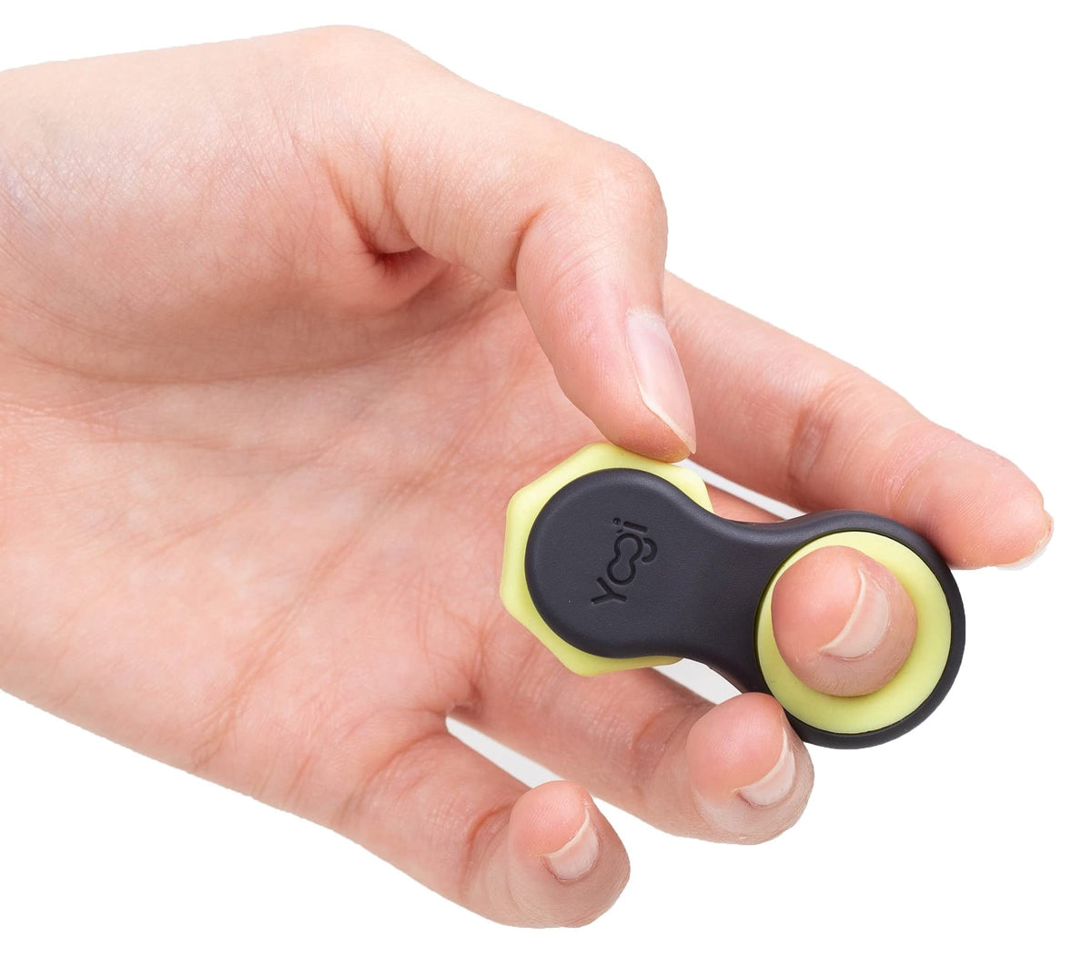 LIGHTBULB IDEAS Yogi Fidget Toy moonlight spin close-up for quiet focus