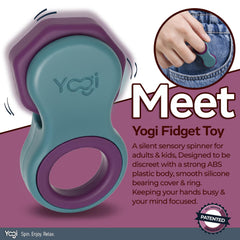 LIGHTBULB IDEAS Yogi Fidget Toy ring pack with five rings for all ages.