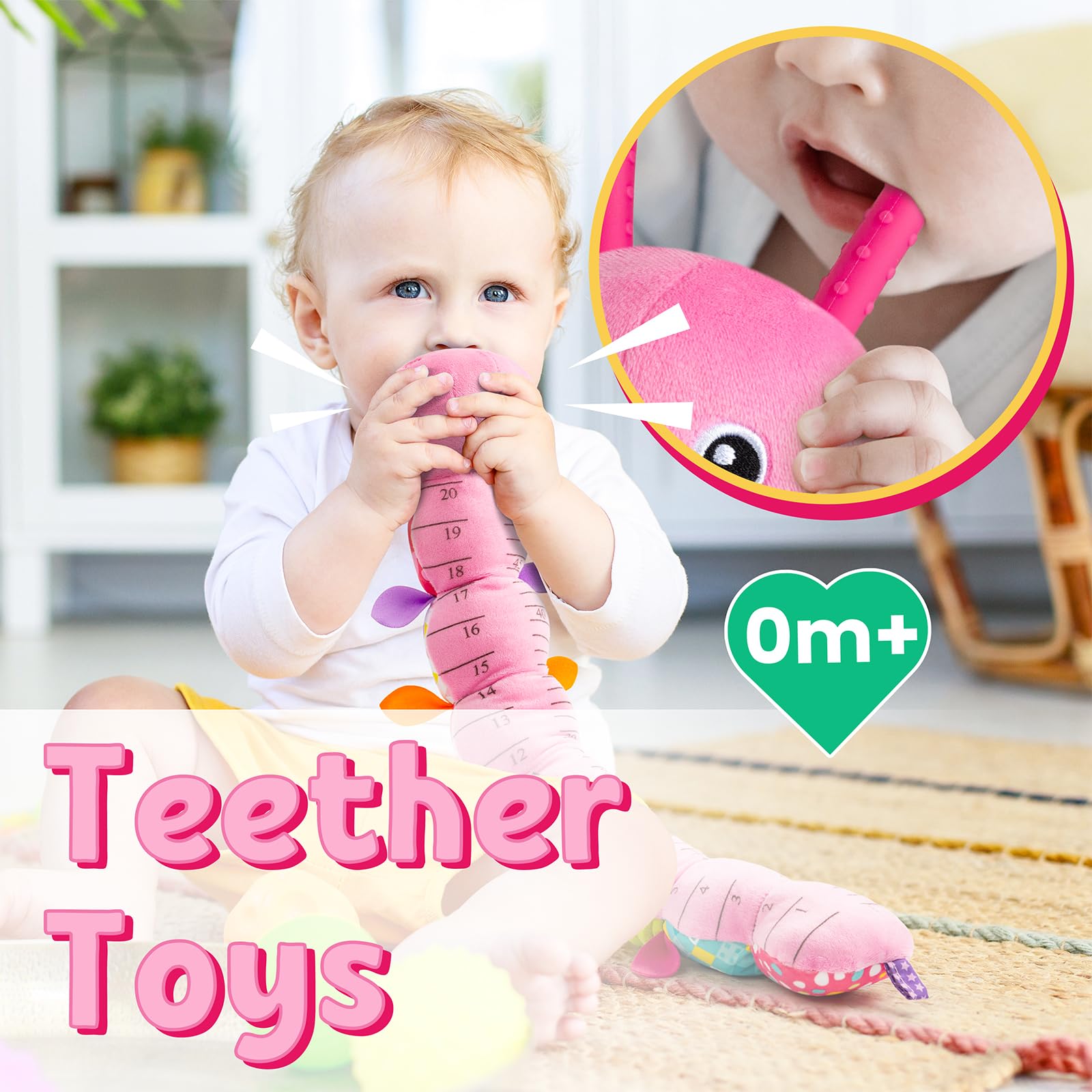 LightDESIRE plush caterpillar makes a soft, cuddly gift.