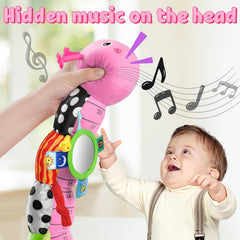 LIGHTDESIRE caterpillar crinkle textures stimulate tactile exploration for babies