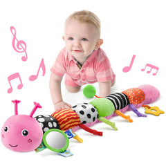 LIGHTDESIRE musical caterpillar head melody soothes and engages newborns during quiet time