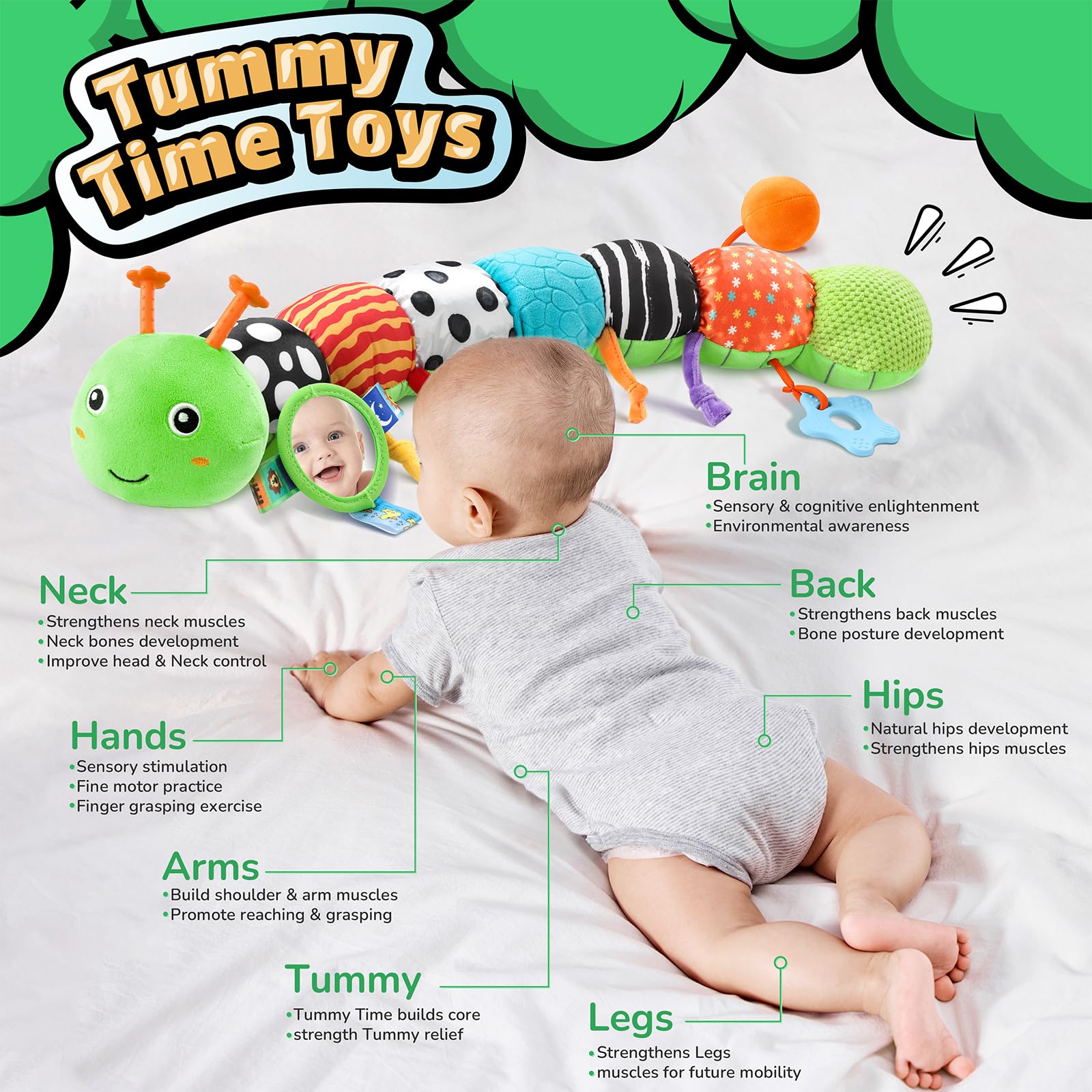 LIGHTDESIRE caterpillar mirror for visual tracking and self awareness