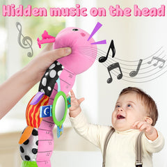 LIGHTDESIRE caterpillar neck mirror and squeak engage early visual-auditory cues.