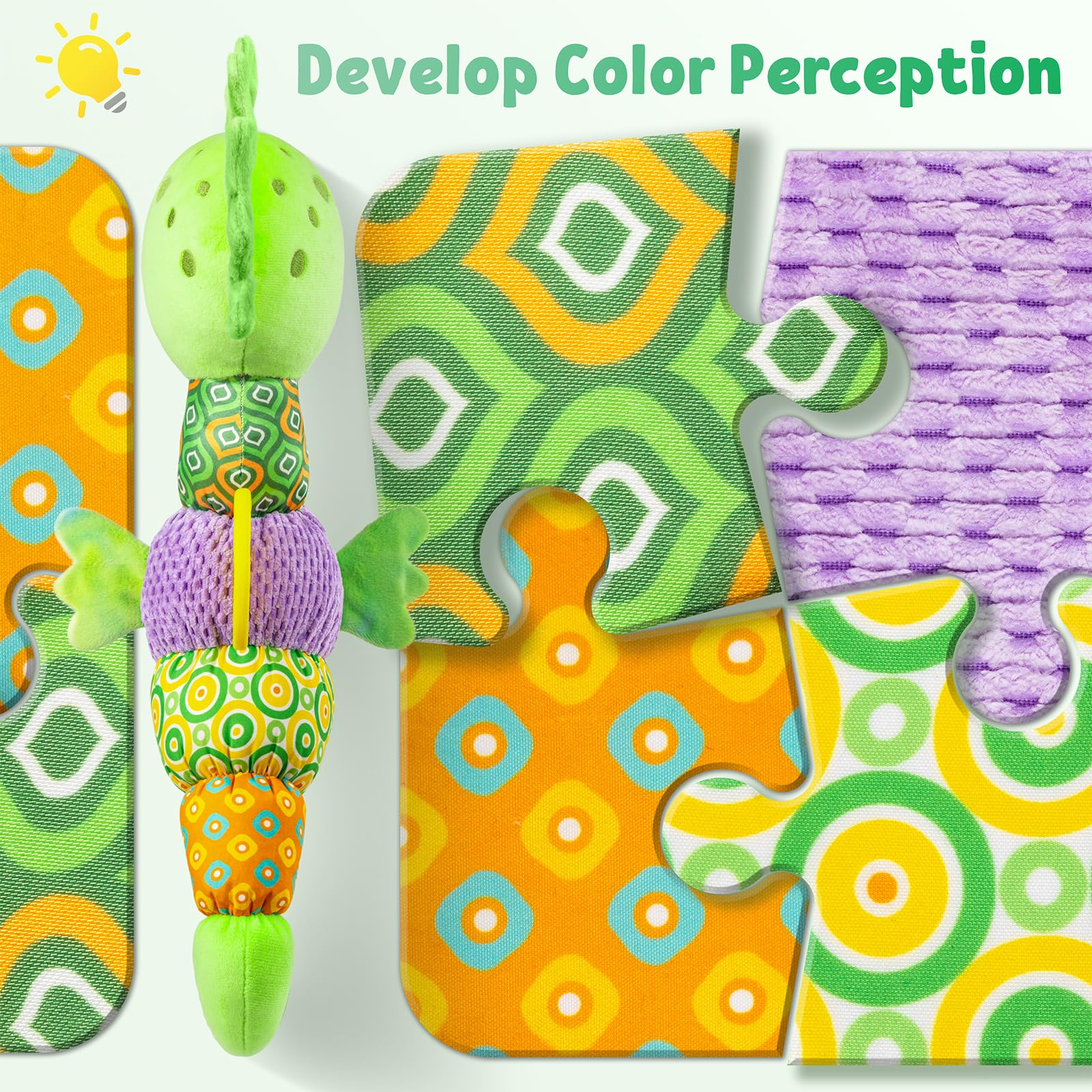 LightDesire Seahorse Bright Colors and Textures spark curiosity and early sensory learning.
