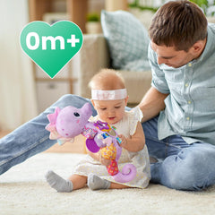 LIGHTDESIRE lavender seahorse toy makes a charming newborn gift.