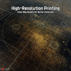 Lighter Creative battle mat grid rulers emphasize precise deployment and terrain placement