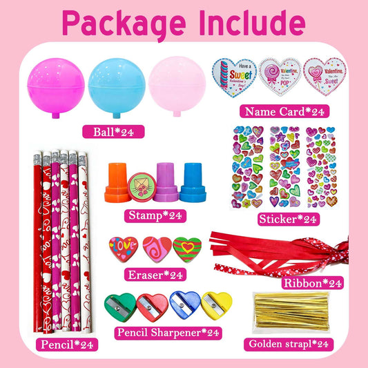 Lihome valentines kit with slap bracelets—easy party favors.