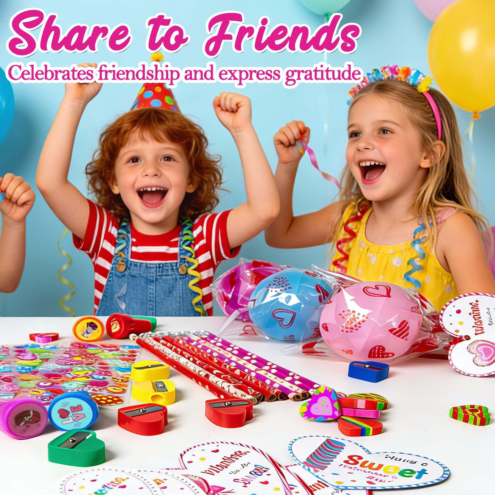 Lihome giant lollipop kit—playful alternative to candy valentines.
