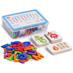 LiKee alphabet flash cards wooden puzzle – early letter recognition through engaging play.