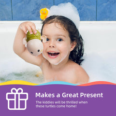 LiKee child catching turtles in tub to boost motor skills
