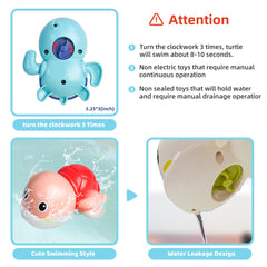 LiKee gift-ready bath toy set for babies and toddlers