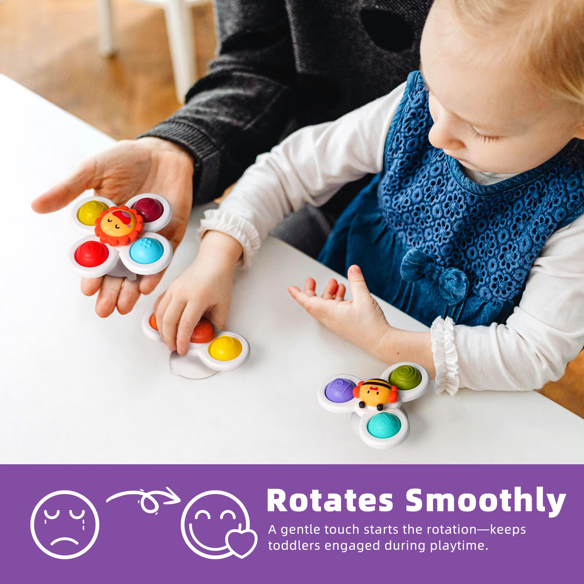 LiKee soft silicone design is gentle on tiny hands