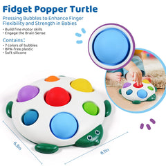 LiKee Montessori bubble pop toy encourages fine motor skills during playful sessions