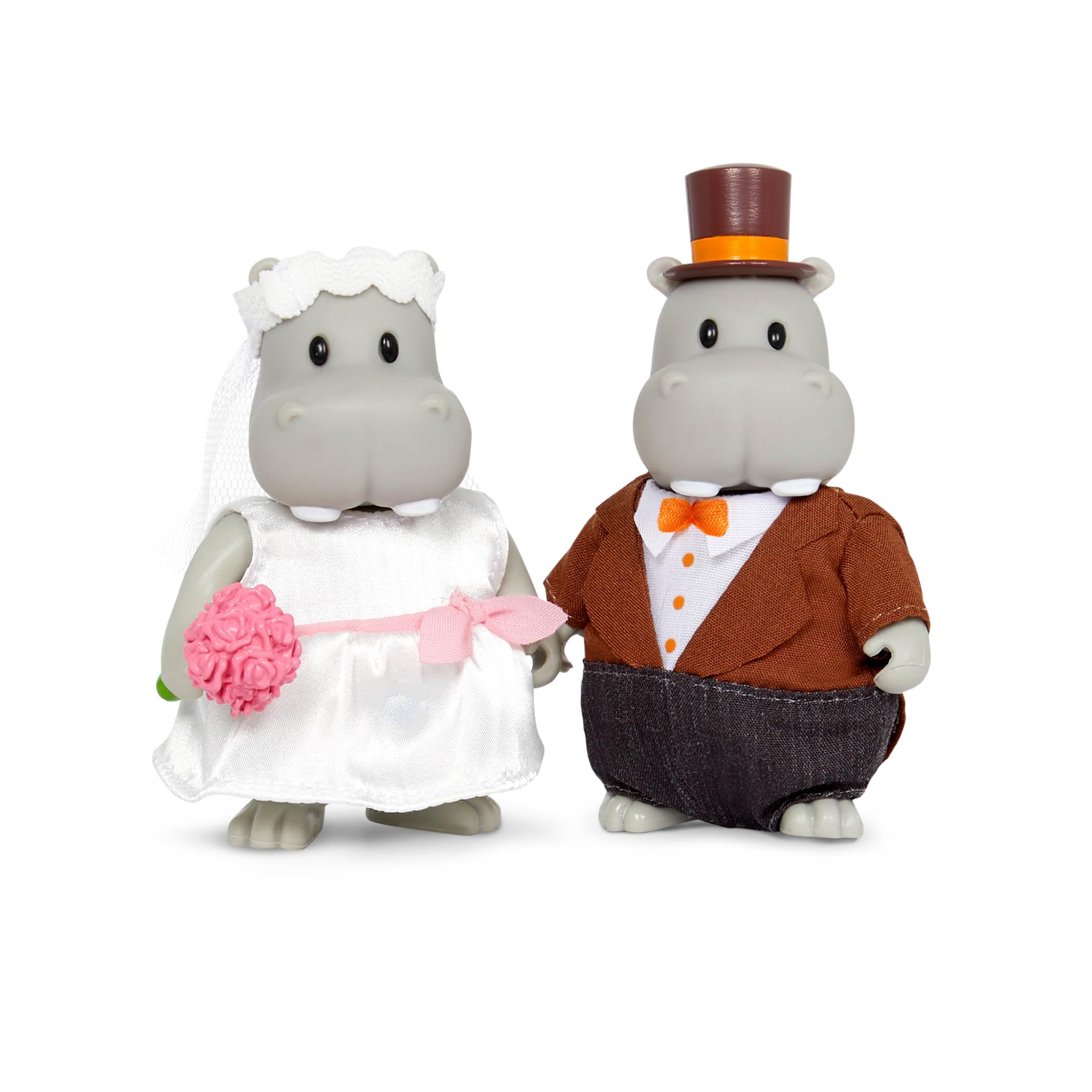 Li'l Woodzeez Pitterpotemus Kids Pike and Pipa figures for playful scenes