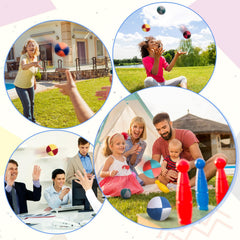 Liliful footbag set shown as a fun stress-relief toy