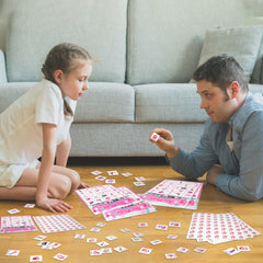 Liliful makeup party bingo activity for home or classroom