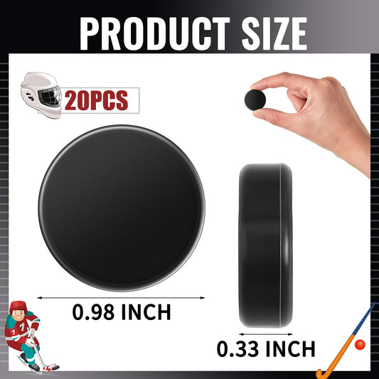 Liliful silicone hockey pucks resist wear for lasting table games.