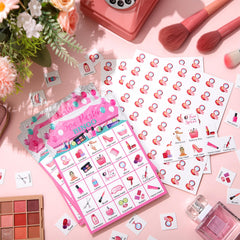 Liliful spa-themed pattern cards showcase cucumber and mask motifs