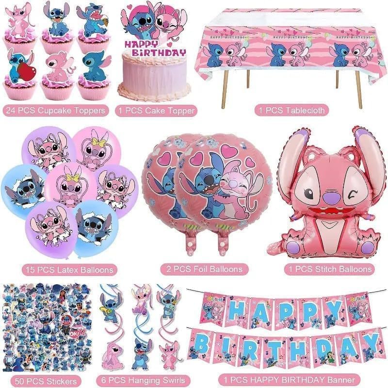 Lilo and Stitch cupcake toppers for fun party treats