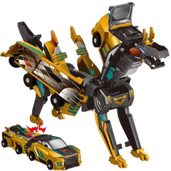 Liluwushe 2in1 dinosaur car transforms into dragon during play.