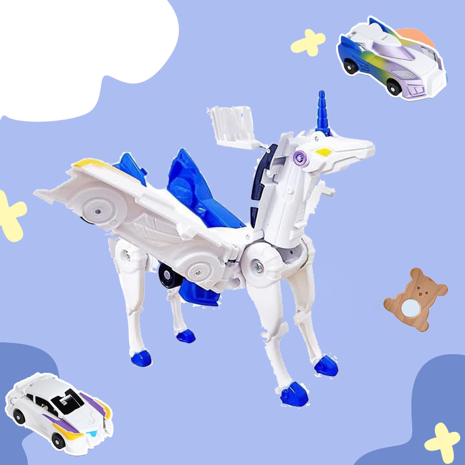 Liluwushe child-safe ABS construction ensures safe play for little hands