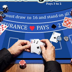 LILXIU poker mat finished edge prevents fraying over time.