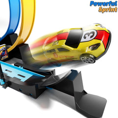 LILYBUDS 360-degree loop track delivers exciting spins during playtime.