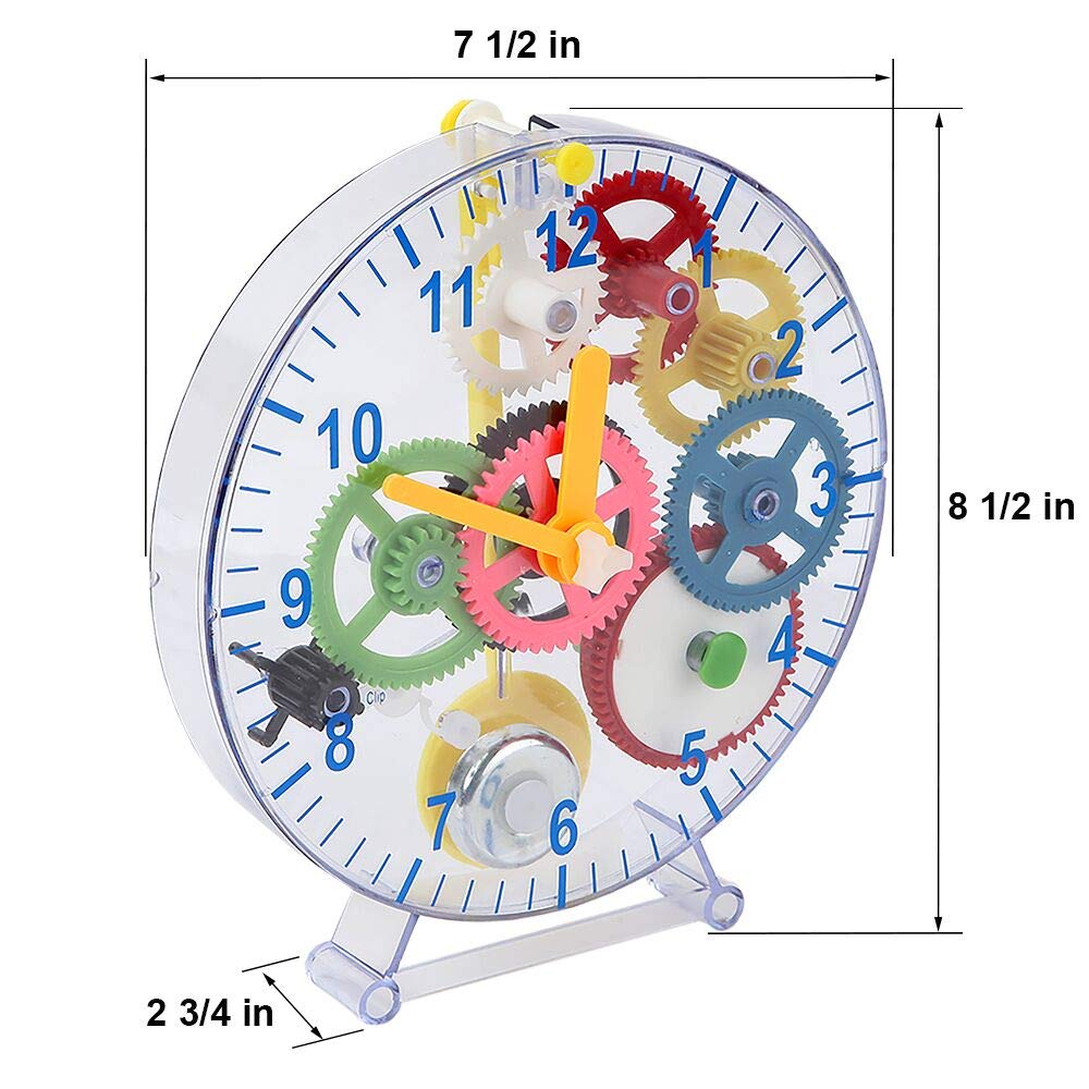 Lily's Home learn gears work: hands-on project showing gear interactions and timing basics