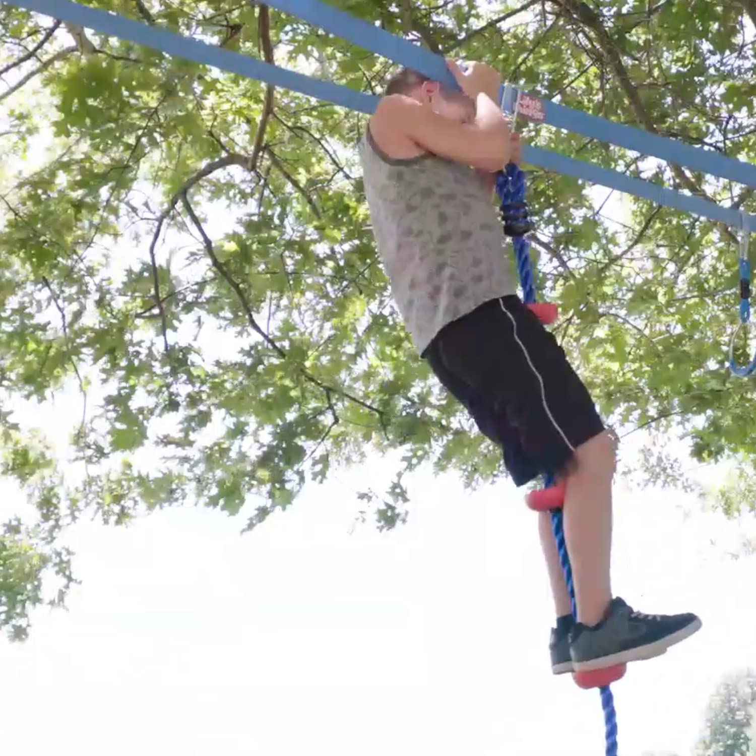 Lily's Things kids-in-action climbing rope supports imaginative ninja play