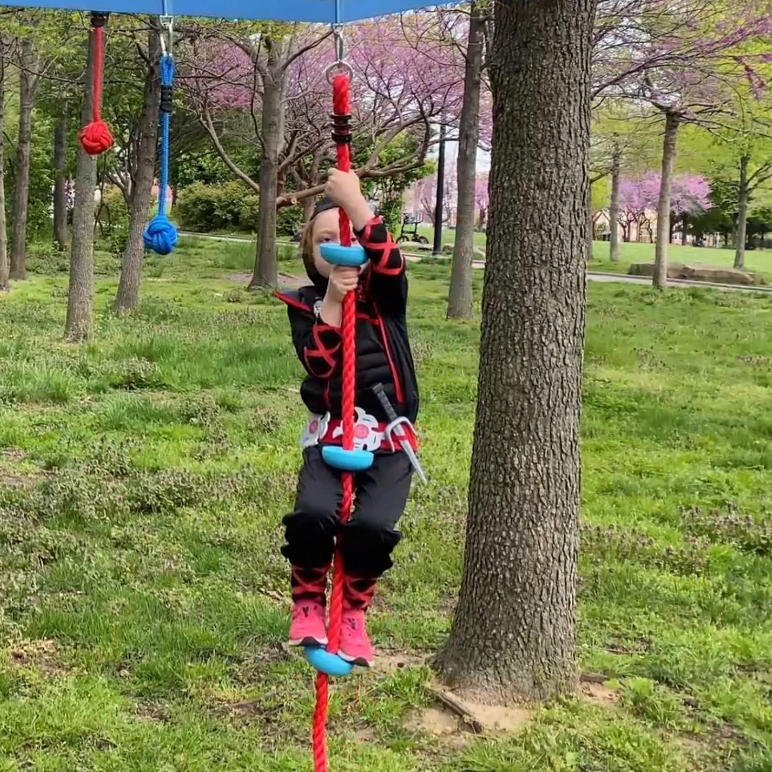 Lily's Things swing-set friendly rope adds backyard versatility
