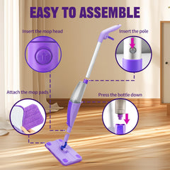Liminfeit purple gift‑ready set inspiring practical pretend cleaning