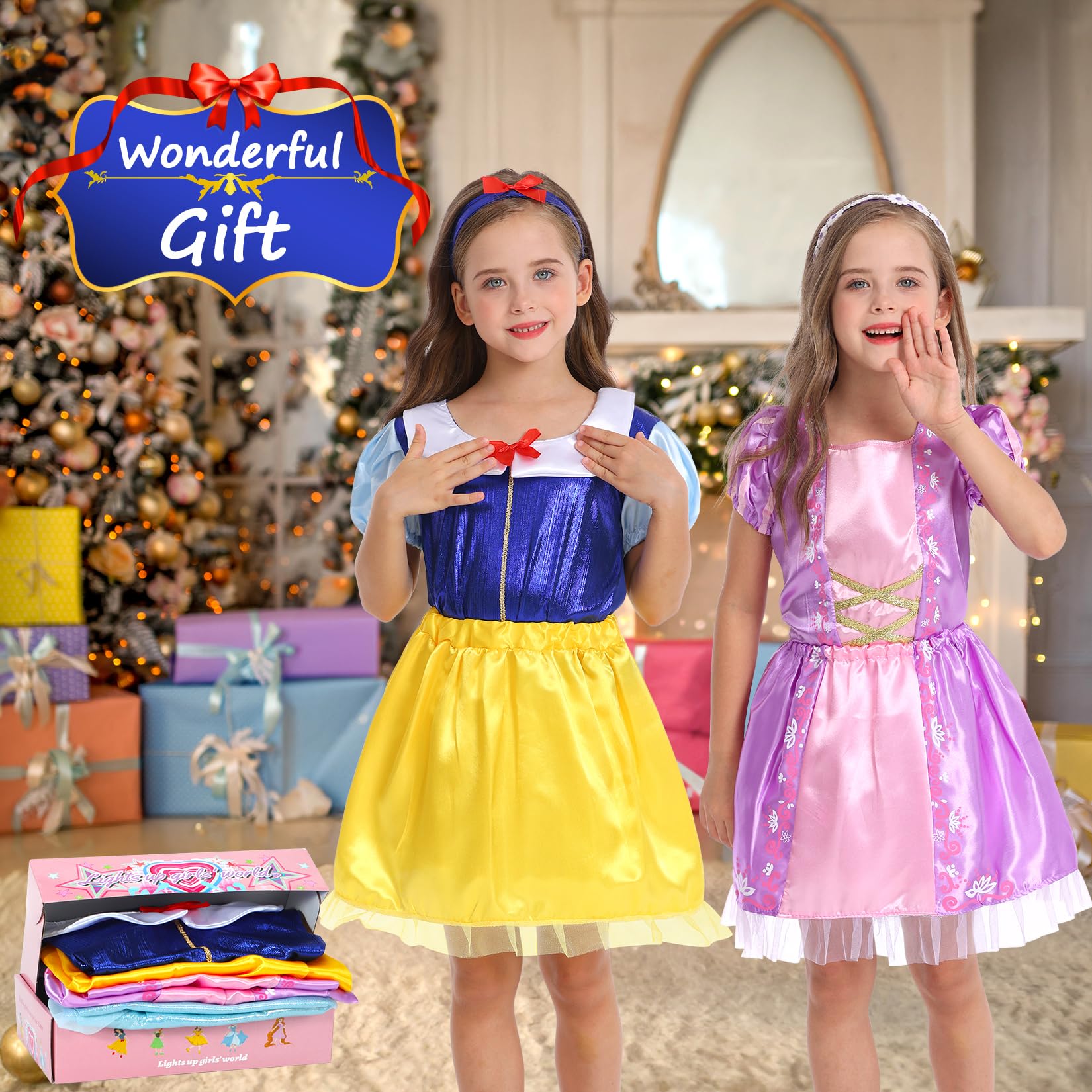 LIMIROLER hair hoop adds a playful finish to any princess costume.