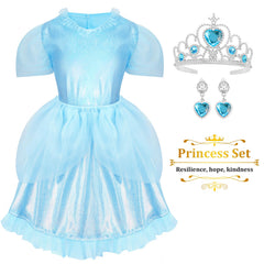 LIMIROLER party scene with kids wearing princess outfits for celebrations.