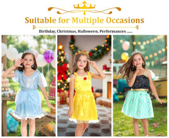 LIMIROLER gold princess crown captures an authentic fairy-tale look.