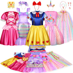 LIMIROLER princess dress set 1 with soft fabrics for comfy playtime