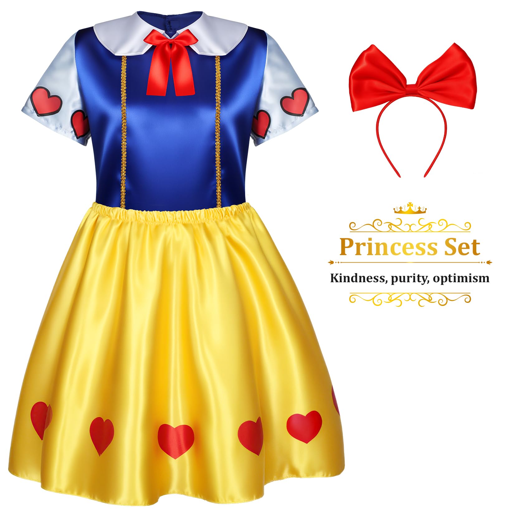 LIMIROLER princess dress set 3 authentic designs inspire confident role play