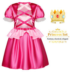 LIMIROLER princess dress set 6 durable fabrics withstand active play