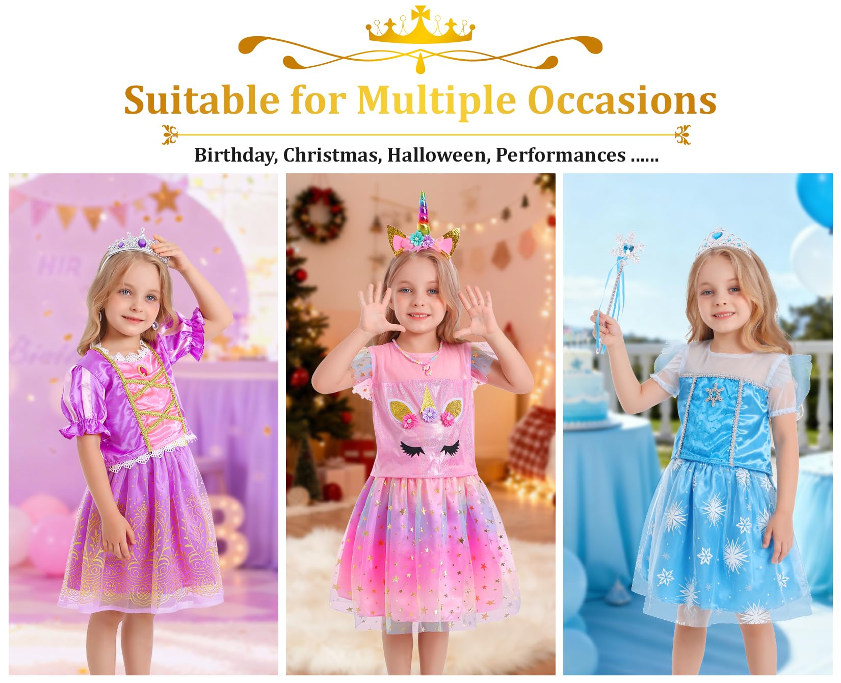 Limiroler princess dress-up set packaging box ideal for gifting and tidy storage.