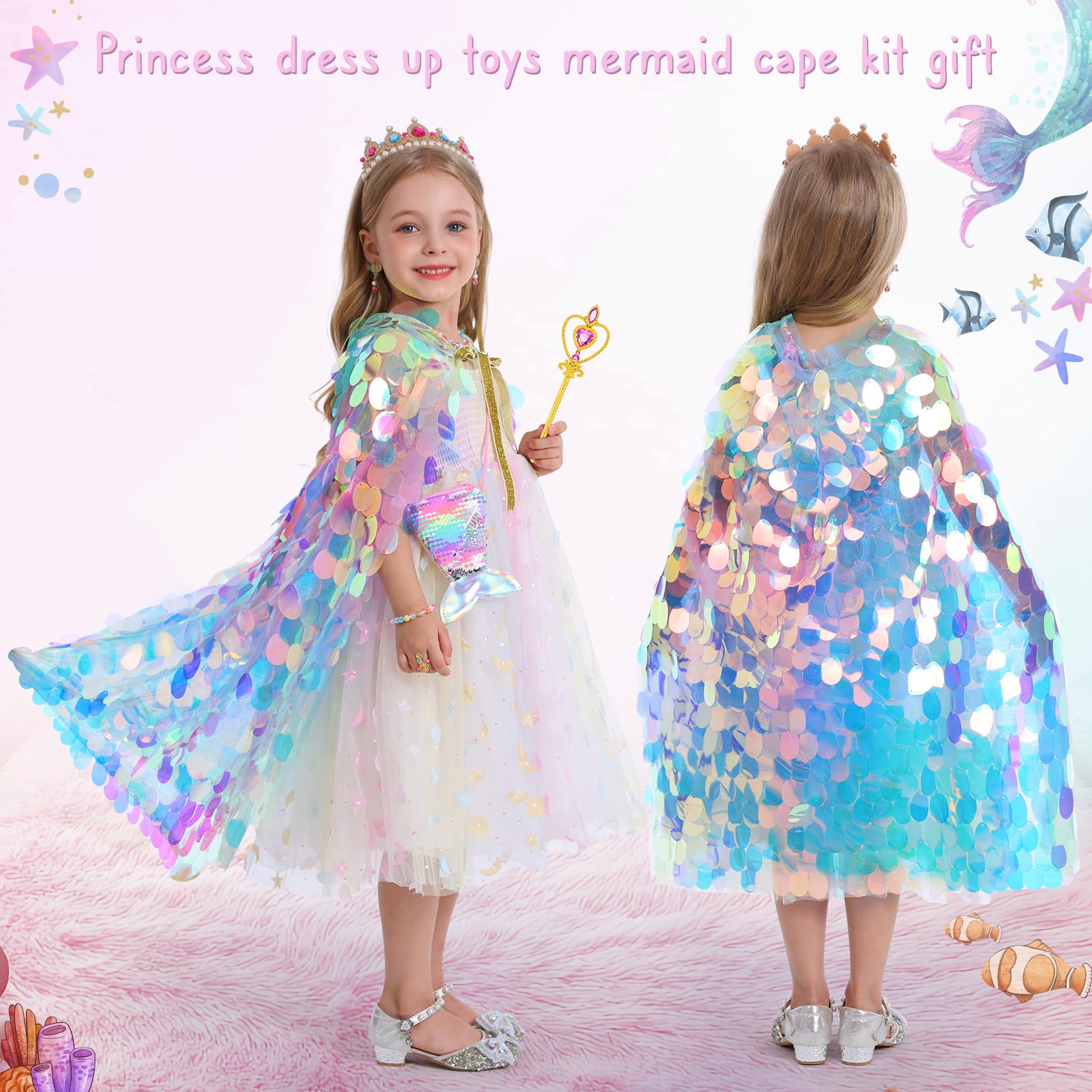 LIMIROLER princess magic wand for storytelling and imagination
