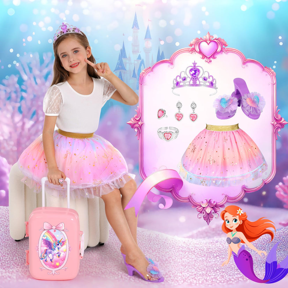 LIMIROLER princess skirts pair enhances twirl-worthy dress-up moments