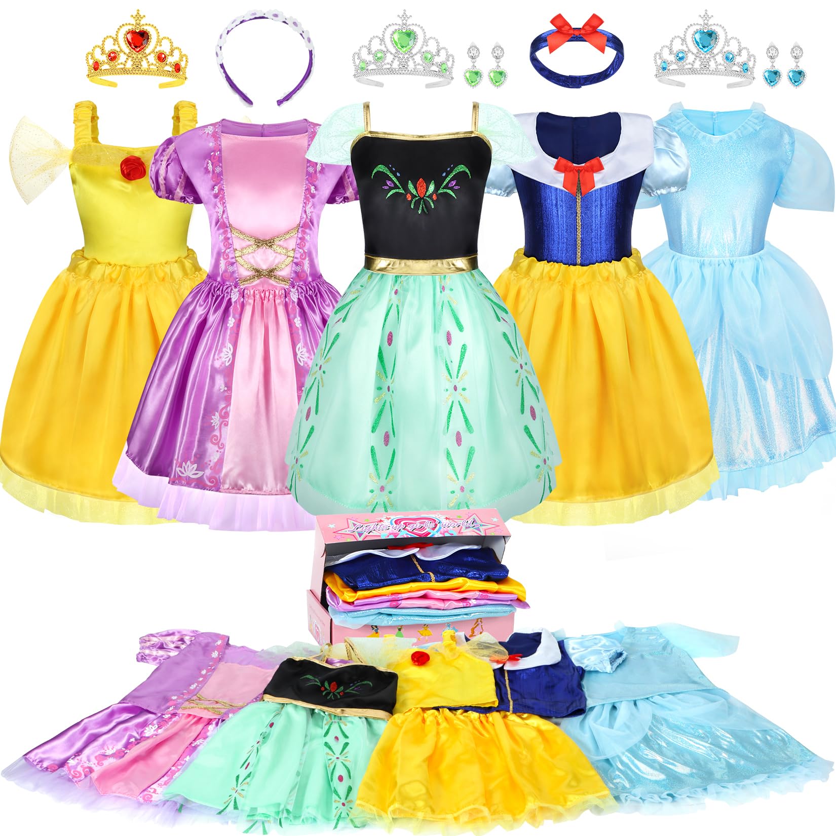 LIMIROLER pink princess top offers soft, breathable comfort for pretend play.