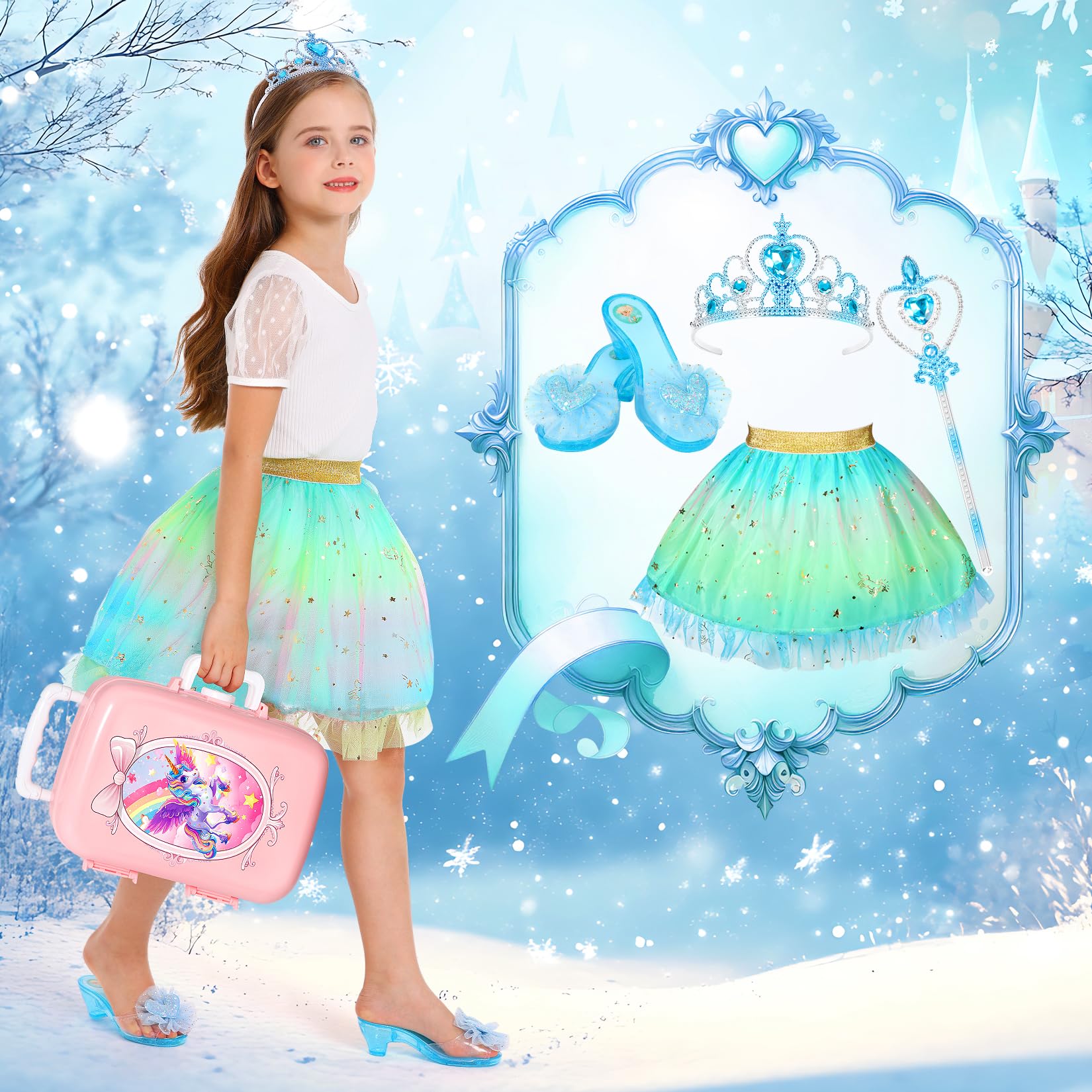 LIMIROLER princess wand sparks pretend magic during playtime